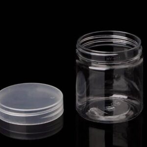 Clear Acrylic Jar with Plastic Aluminium Lid
